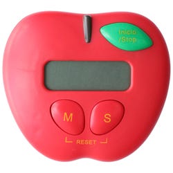 Image for School Smart Apple Digital Timer, Battery Operated from School Specialty