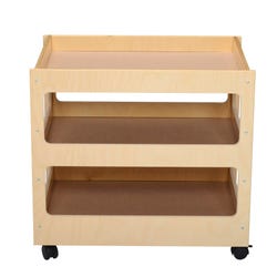Image for Childcraft Mobile 3-Shelf Art Cart, 28 x 19-3/8 x 26-1/8 Inches from School Specialty