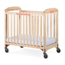 Image for Foundations First Responder Fixed Side Clearview Evacuation Crib, 39-3/8 x 26-1/4 x 40 Inches, Natural from School Specialty