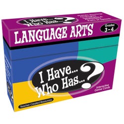 Image for I Have... Who Has...? Language Arts Game (Gr. 3–4) from School Specialty