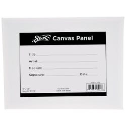 Sax Genuine Canvas Panel, 11 x 14 Inches, White, Item Number 2105318