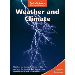 Image for Delta Science Content Readers Weather and Climate Red Book, Pack of 8 from School Specialty