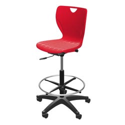 Image for Classroom Select Contemporary Pneumatic Lift Stool with Adjustable Foot Ring from School Specialty