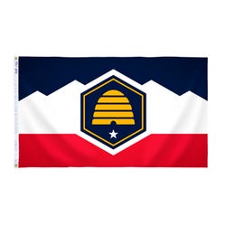 Annin Nylon Utah Heavy Weight Outdoor State Flag, 3 x 5 ft 2132128