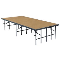 Image for National Public Seating Portable Hardboard Stage, 96 x 48 x 32 from School Specialty