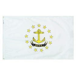 Annin Nylon Rhode Island Heavy Weight Outdoor State Flag, 3 X 5 ft, Item Number 017217
