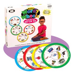 Image for Super Duper Wordy Wheels Game, Add-on Set for SH, CH, and TH from School Specialty