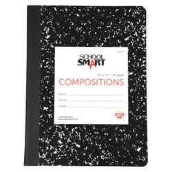 Image for School Smart Hard Cover Ruled Composition Book, 60 Sheets, 9-3/4 x 7-1/2 Inches from School Specialty
