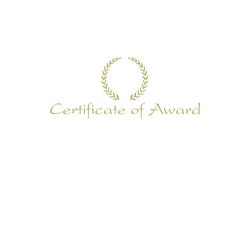 Hammond And Stephens Certificate of Award Embossed Award, 11 x 8-1/2 inches, Gold Foil, Pack of 25, Item Number 2104381