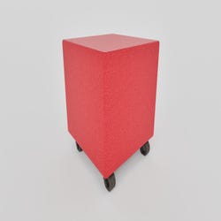 Image for AIS Volker Cube Mini Ottoman With Casters, 18 x 18 x 18 Inches from School Specialty