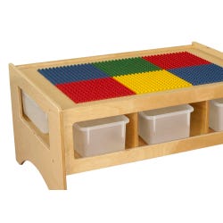 Childcraft Toddler Multi-Purpose Play Table, 6 Translucent Trays, 36 x 26 x 18 Inches, Item Number 1539300