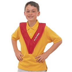 Image for FlagHouse No Tie Pinnie, Child, Purple from School Specialty