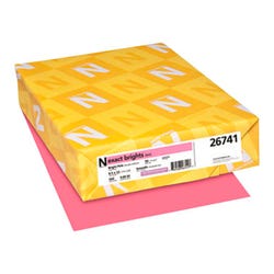 Image for Exact Color Copy Paper, 8-1/2 x 11 Inches, 20 lb, Bright Pink, 500 Sheets from School Specialty