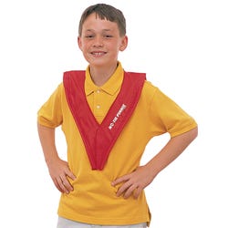 Image for FlagHouse No Tie Pinnie, Child, Yellow from School Specialty