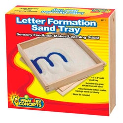 Image for Primary Concepts Letter Formation Sand Tray, 8 x 8 inches from School Specialty