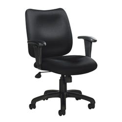 Image for Global Ergonomic Task Chair with Arms and Tilter, 26 x 26 x 36 Inches, Black from School Specialty