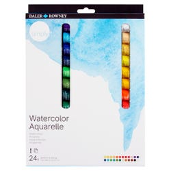 Image for Daler-Rowney Simply Watercolor Tube Set, 0.4 Ounce, Set of 24 from School Specialty