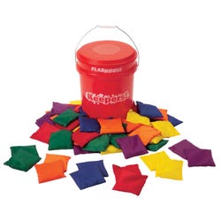 Image for FlagHouse Bean Bags, Assorted Colors, Super Set of 60 from School Specialty