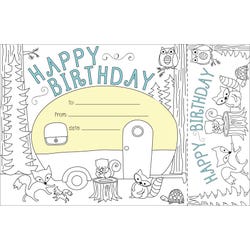Image for Barker Creek Color Me! Happy Birthday Awards and Bookmarks Set , Pack of 30 from School Specialty