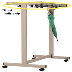 Image for Magnuson Rap Rak Coat Rack Hook Rails from School Specialty