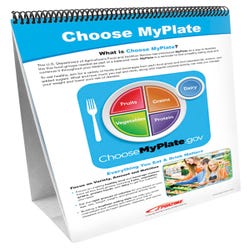 Image for Sportime MyPlate Food Groups Flip Charts, Grades 5 to 9, Set of 10 from School Specialty