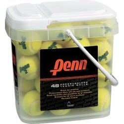 Image for Pressureless Tennis Balls Bucket, Set of 48 from School Specialty