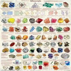 Image for Frey Scientific Introduction to Minerals Poster from School Specialty