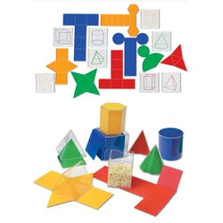 Image for Learning Resources Folding Geometric Shapes Combo Set, 32 Pieces from School Specialty