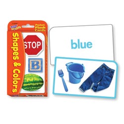 Image for Trend Enterprises Shapes & Colors Flash Cards, Set of 56 from School Specialty