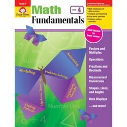 Image for Evan-Moor Math Fundamentals Workbook, Teacher Reproducibles, 224 Pages, Grade 4 from School Specialty