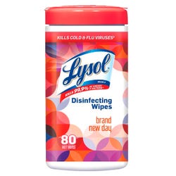 Image for Lysol Disinfecting Wipes, Brand New Day Scent, Case of 6 with 80 Sheets Each from School Specialty