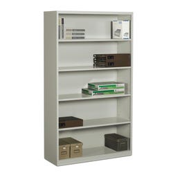 Image for Global Industries Metal Bookcase, 5 Shelves, 36 x 13 x 66 Inches from School Specialty