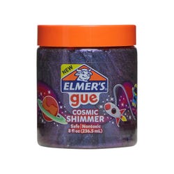 Elmer's GUE Pre-Made Slime, Cosmic Shimmer, 8 Ounces 2040882