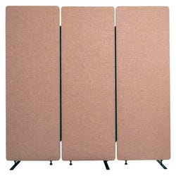 Image for Luxor Reclaim 3 Panel Room Divider from School Specialty