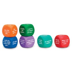 Image for Learning Resources Writing Prompt Cubes, Set of 6 from School Specialty