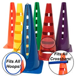 Image for Pull-Buoy SlotCones 6 Color Set from School Specialty
