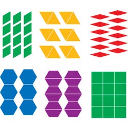 Ellison SureCut Die Set Pattern Blocks, 1 Inch Sides, 6 Dies, Item Number 2107154