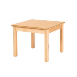 Childcraft Hardwood Table, Square, 24 x 24 x 22 Inches, Item Number 2028267
