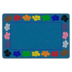 Image for Childcraft Learn Your Colors Bilingual Carpet, Rectangle from School Specialty