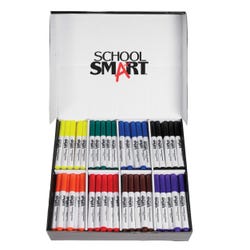 Image for School Smart Washable Markers, Conical Tip, Assorted Colors, Pack of 200 from School Specialty