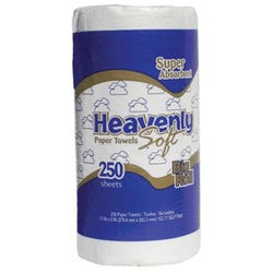 Heavenly Soft Big Roll Paper Towels, Perforated, 2-Ply, White, 250 Sheets, Case of 12 1369244
