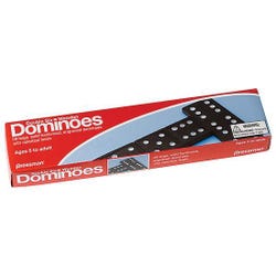 Image for Pressman Toy Double Six Wooden Dominoes, 28 Pieces from School Specialty