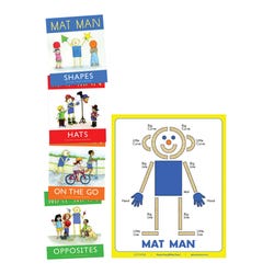 Image for Handwriting Without Tears Mat Man Book Set, Grades PreK - K, Set of 4 from School Specialty