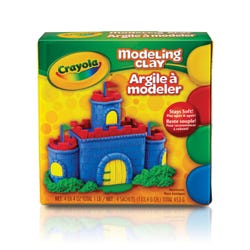 Image for Crayola Modeling Clay, Assorted Primary Colors, Set of 4 from School Specialty