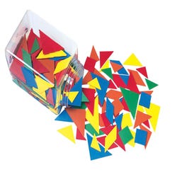 Image for Achieve It! Tangrams, Manipulatives in Assorted Colors, 210 Pieces from School Specialty