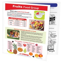 Image for Sportime Fruits Food Group Visual Learning Guide, 4 Pages, Grades 5 to 9 from School Specialty