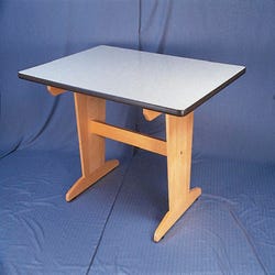 Image for Diversified Woodcrafts Art and Planning Table, 60 x 42 x 26 Inches, Almond Colored Plastic Laminate Top from School Specialty