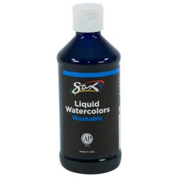 Image for Sax Liquid Washable Watercolor Paint, 8 Ounces, Blue from School Specialty