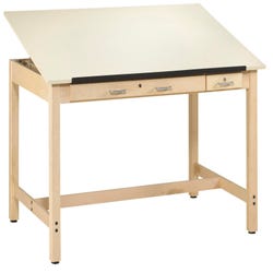 Image for Diversified Woodcrafts Instructors Drafting Table, 72 x 37-1/2 x 37, Maple from School Specialty