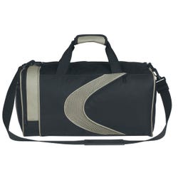 Image for Sports Duffle Bag, Black with Gray Detail from School Specialty